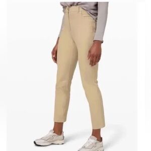 Lululemon City Sleek 5 Pocket 7/8 Pant Trench Warpstreme Women’s 6 Work Khaki